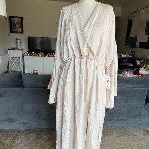PLUS NWT Gia IRL champagne dress